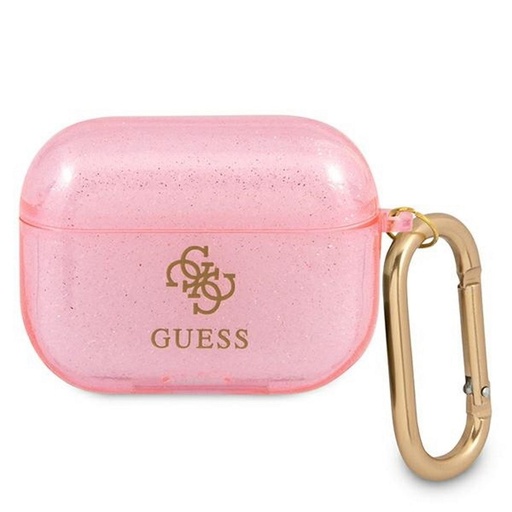AirPods Pro Guess Glitter Hülle (Rosa) - GUAPUCG4GP