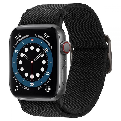 Apple Watch Series 1/2/3/4/5/6(42/44mm) Spigen fit lite Riemen, schwarz