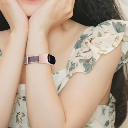 Xiaomi Mi Band 3/4/5/6 nylon Riemen, meerblau
