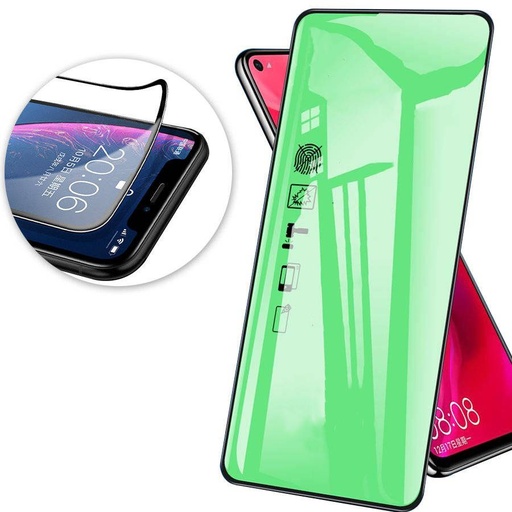 Apple iPhone 13 Pro Max / 14 Plus 9D Keramik Panzerglas, transparent (schwarz Rahmen)
