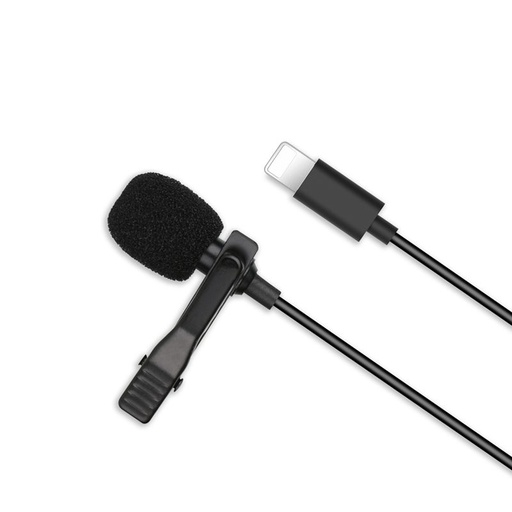 XO MKF03 Handy mikrofon (Schwarz) – Lightning mit Anschluss