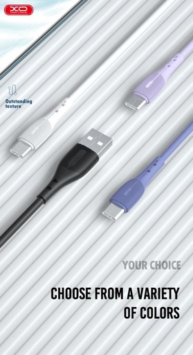 XO NB159 USB-C Datenkabel (Lila) – 1.2 m, 40W, 2A