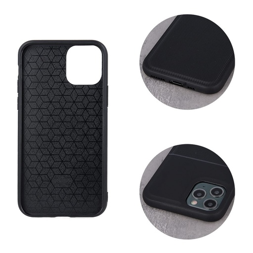 Samsung Galaxy A12 BIZNES Silikon Backcover (Schwarz)