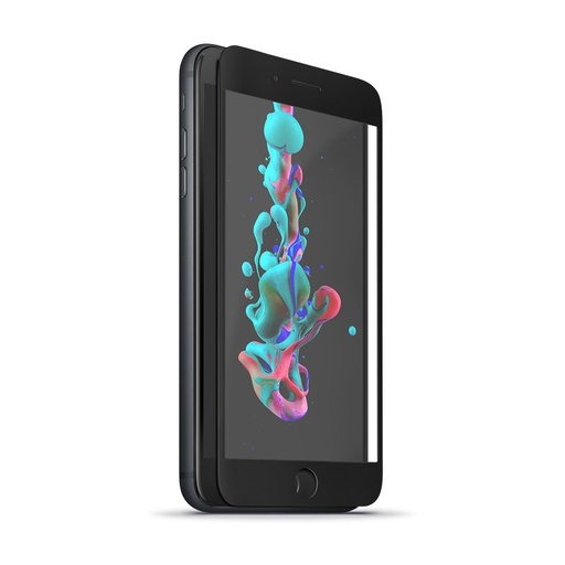 Samsung Galaxy A12 Forever 5d Panzerglas voll für Display, transparent (schwarz Rahmen)