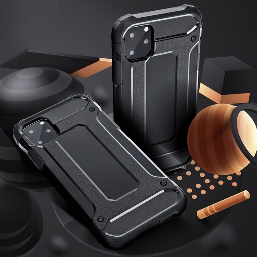 Samsung Galaxy S21 FE armor stoßfest Backcover, schwarz