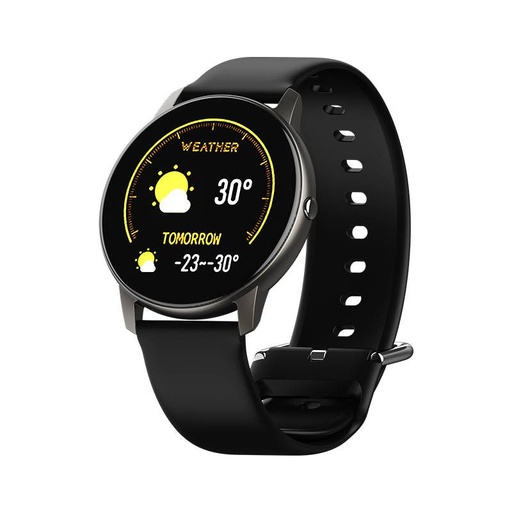Kivee KVLW02 Smartwatch, wasserdicht Smartwatch, schwarz