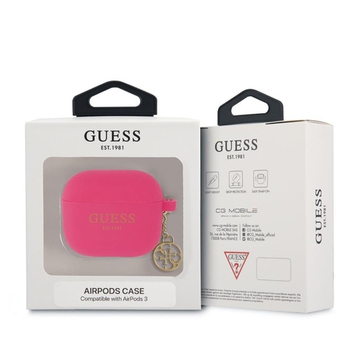 AirPods 3 Guess 4G Charms Hülle (Rosa) - GUA3LSC4EF