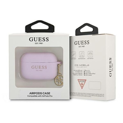 AirPods 3 Guess 4G Charms Hülle (Lila) - GUA3LSC4EU