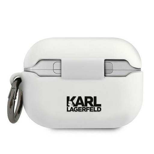 Apple AirPods Pro Karl Lagerfeld Karl Head pro Hülle (Weiß) – KLACAPSILGLWH