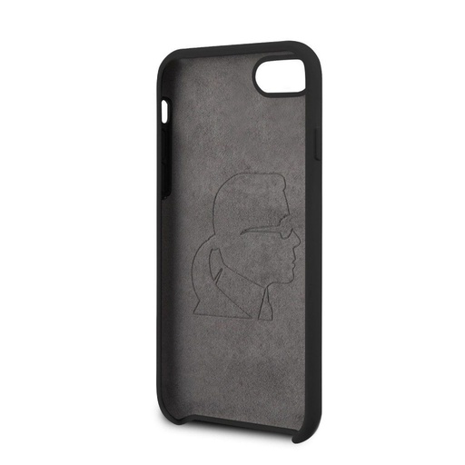 Apple iPhone 7 / iPhone 8 / iPhone SE 2020 / iPhone SE 2022 Karl Lagerfeld Full Body pro Hülle (Schwarz - KLHCI8SLFKBK)