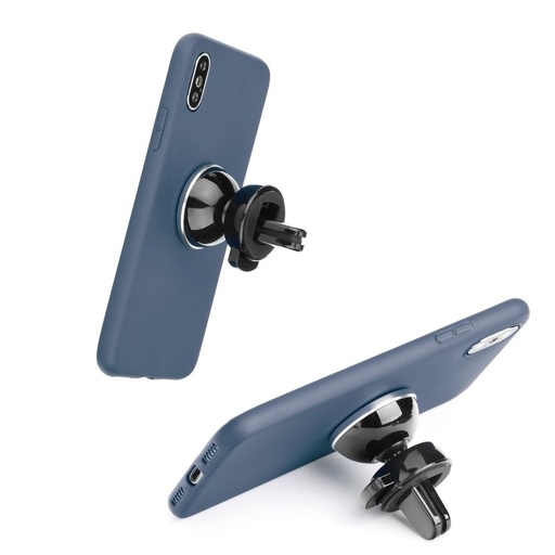 Samsung Galaxy S22 Plus liquid silicone magnetisch Autohalterung kompatibel Backcover, (Blau)