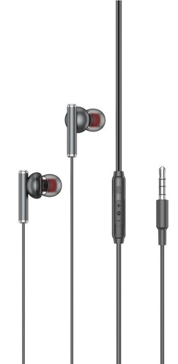 XO EP32 kabelgebunden Kopfhörer, mit Mikrofon, 3,5mm Jack mit Anschluss, schwarz
