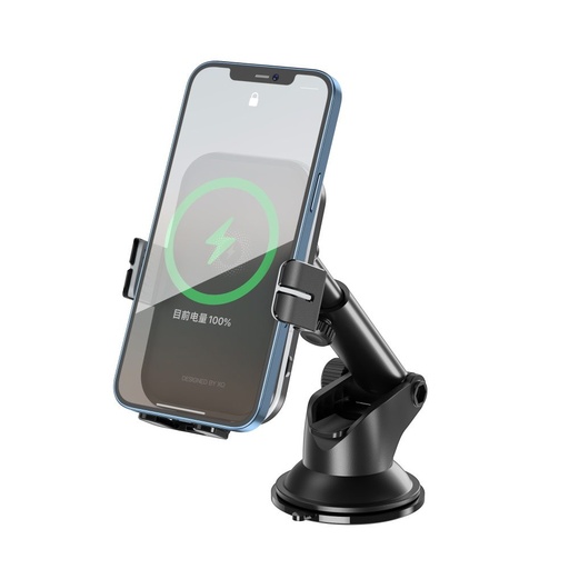 XO WX027 Autohalterung kabellos mit Ladefunktion (Schwarz) – 15W
