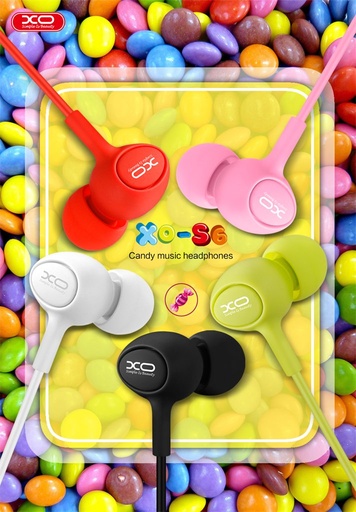 XO S6 Candy kabelgebunden Kopfhörer (Rosa) – jack 3,5 mm mit Anschluss