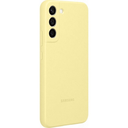 Samsung Galaxy S22 Silicone Cover Hülle (Gelb)