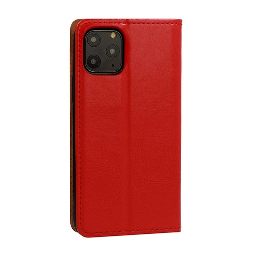 Samsung Galaxy A13 5G / A04S original Leder Klapphülle (Rot)