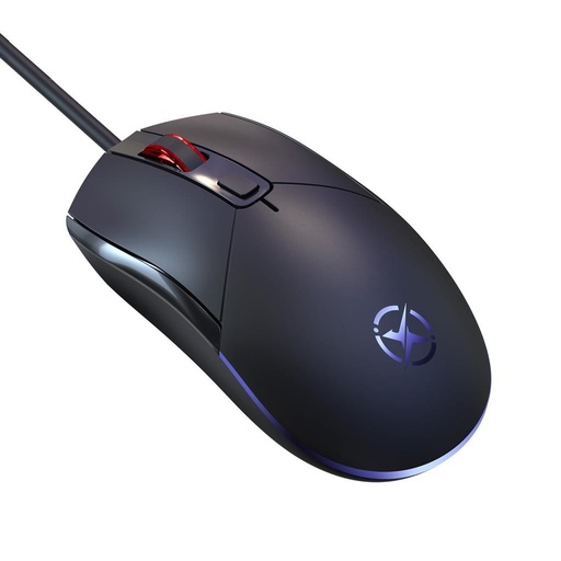 XO M5 A582 kabelgebunden Maus (Schwarz) – USB Anschluss, gamer Ausführung