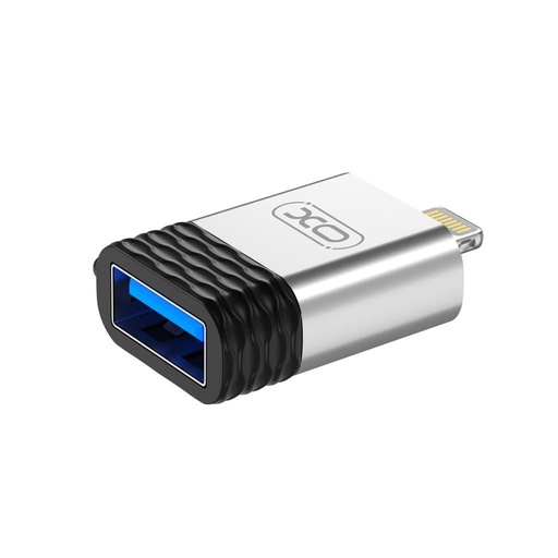 XO NB186 lightning adapter Lightning-USB-A Adapter, silber