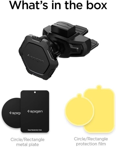 Spigen QS24 magnetisch Autohalterung (für Lüftungsgitter), schwarz