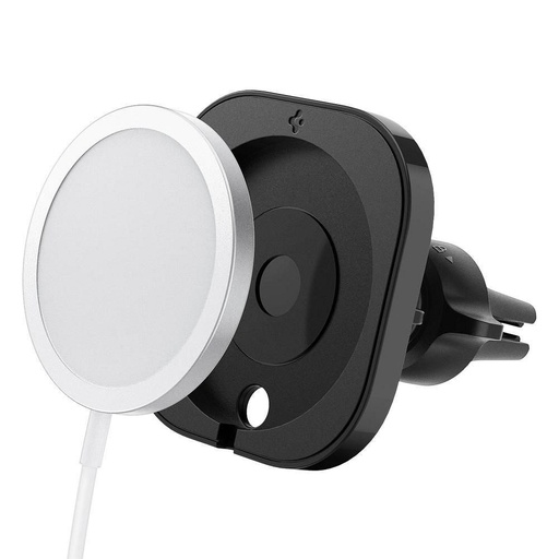 Spigen MAGFIT kabellos Auto- magsafe Ladegerät (für Lüftungsgitter), schwarz