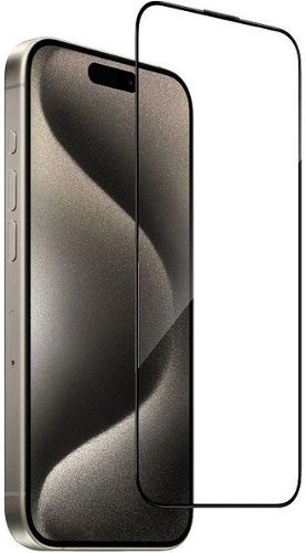Apple iPhone 15 Pro Max BLUEO Saphir Panzerglas + Anbringrahmen transparent