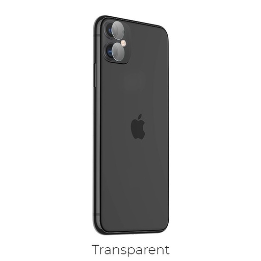 Apple iPhone 11 mit Metallrahmen kamera Schutz Panzerglas , transparent