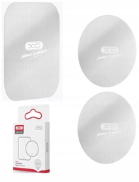 XO Y2 magnetisch Befestigungsplatte Set Auto- für Halterungen 3 db (Silber)