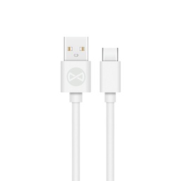 Forever USB-C 2A type-C Datenkabel (Weiß)
