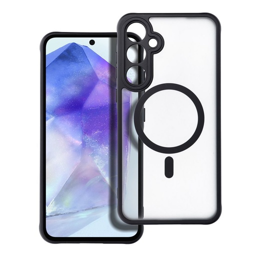 Samsung Galaxy A36 5G Drop Glue Colorful Ring MagSafe Backcover (Schwarz)