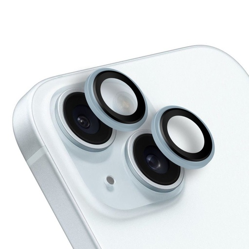 Apple iPhone 15 & iPhone 15 Plus HÜLLE:ME Kameraschutz (Blau)