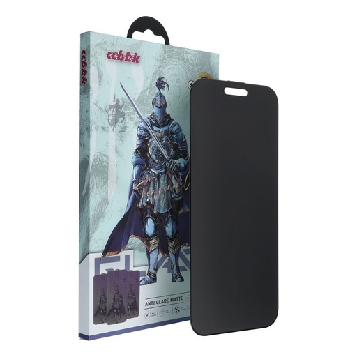 Apple iPhone 16 Pro / iPhone 17 OG 6D Shuijia privacy matt Panzerglas (Transparent schwarz mit Rand)
