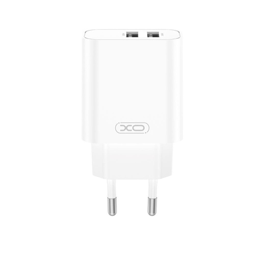 XO CE34 Wand- Ladegerät 2×USB 2.4A (Weiß)