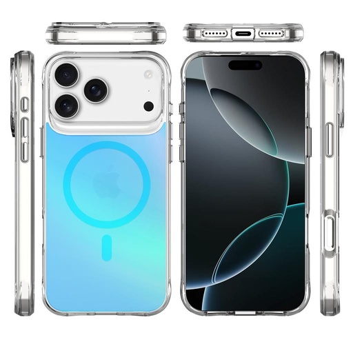 Apple iPhone 17 Pro TOKO Pure rainbow magsafe Backcover (Blau)