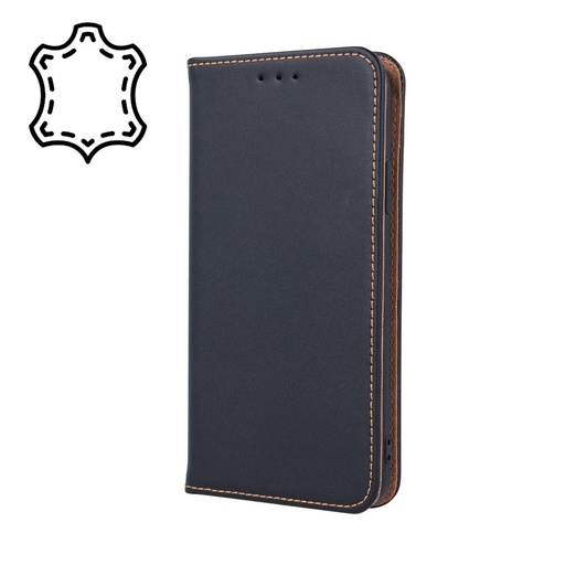 Apple iPhone 7 / iPhone 8 / iPhone SE 2020 / iPhone SE 2022 original Leder Klapphülle (Schwarz )