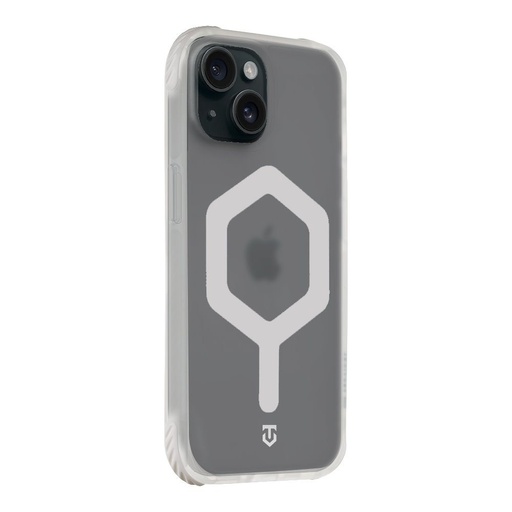 Apple iPhone 15 Tactical MagForce Hexagon Hülle (Weiß)