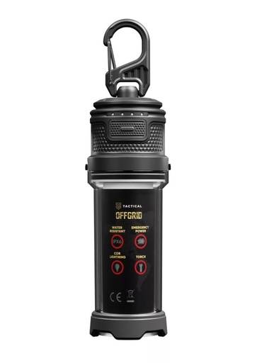Tactical OffGrid tragbar LED Lampe powerbank mit Funktion