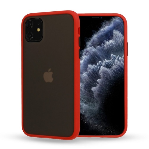 Apple iPhone 11 Vennus color button Backcover (Rot)