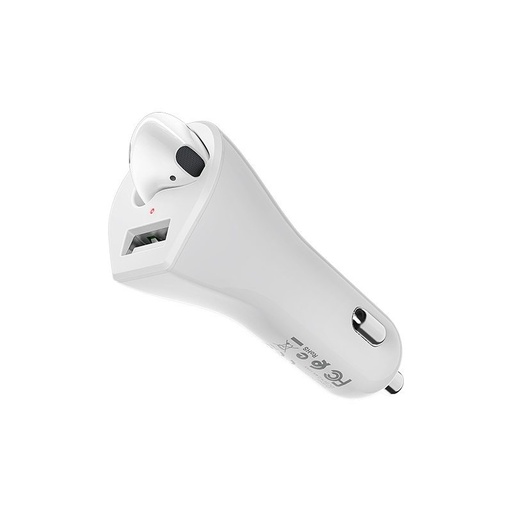Borofone BC23 kabellos headset Auto- Ladegerät, weiß