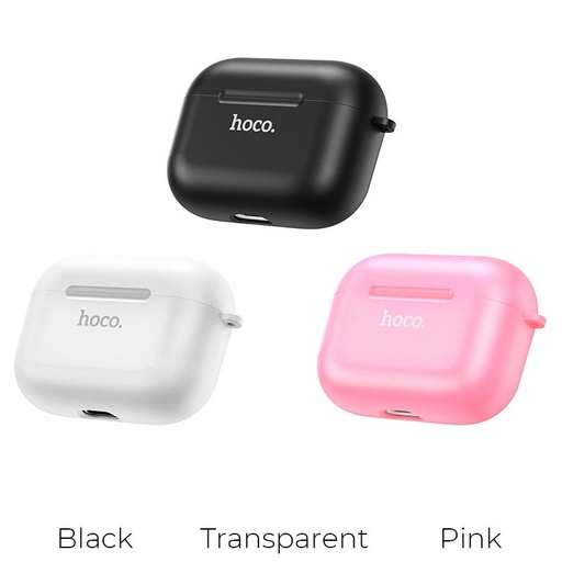 Apple Airpods Pro Hoco WB21 Silikon Hülle (Rosa)