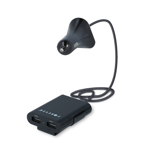 Forever Auto- Ladegerät (4 USB port), schwarz