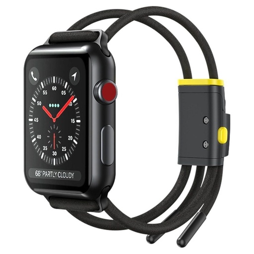 Apple Watch 6 44mm Baseus Sportarmband, grau - gelb - LBAPWA4-BGY