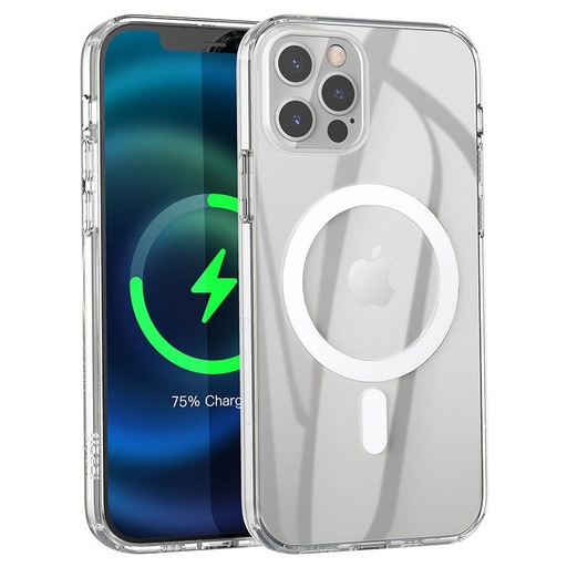 Apple iPhone 12/12 Pro Hoco Magsafe Silikon Backcover (Transparent)