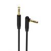Borofone BL4 AUX Kabel, L förmig, schwarz