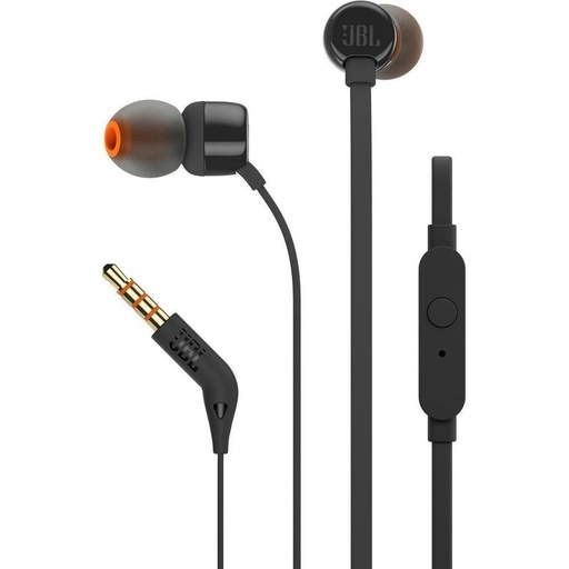 JBL T110 headset (jack 3,5mm) mit Mikrofon, schwarz