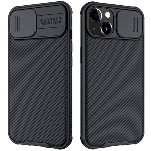 Apple iPhone 13 (6,1") Nillkin camshield Backcover, schwarz