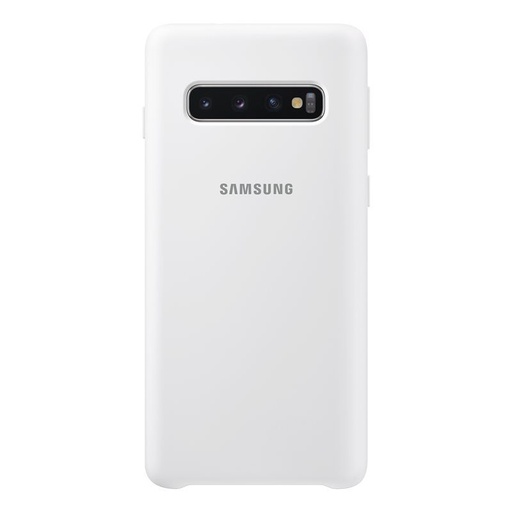 Samsung Galaxy S10 silicone cover Original- Backcover, weiß
