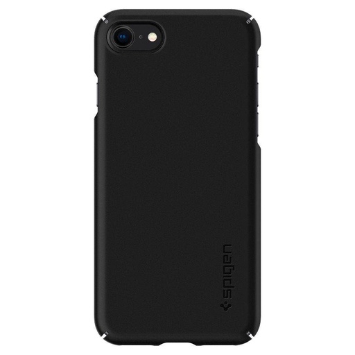 Apple iPhone 7/8/SE 2020/ SE 2022 Spigen thin fit Premium Backcover (Schwarz)