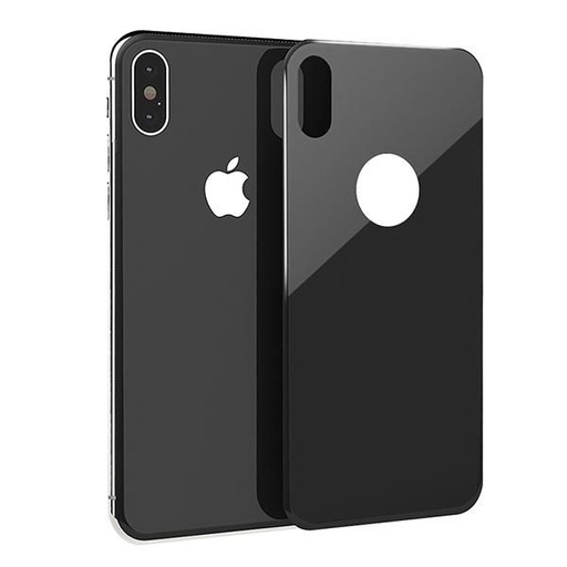 Apple iPhone 6/7/8 5D gebogen rückseitig Panzerglas, schwarz