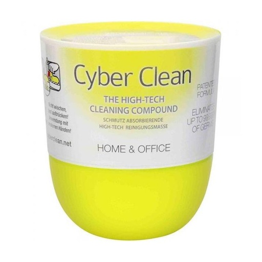 Cyber Clean 160g mit Becher Auto & Zuhause antibakteriell Reiniger Masse, gelb