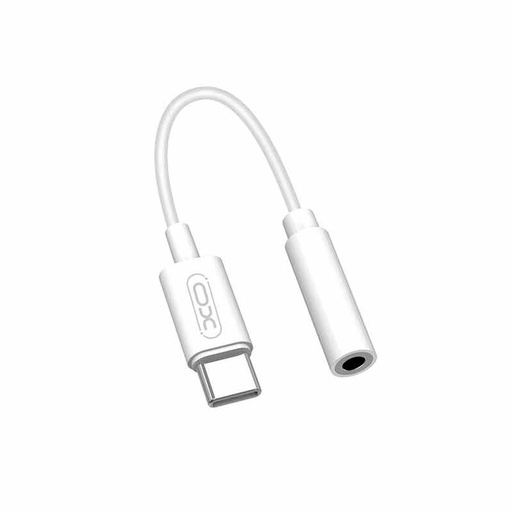 XO NB-R161 USB-C audio adapter (Weiß) – USB-C–3.5 mm, Bluetooth Übertragung, Laden nicht unterstützt